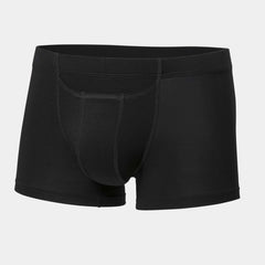 Retro Boxer Trunks aus Bambus Obsidian Black