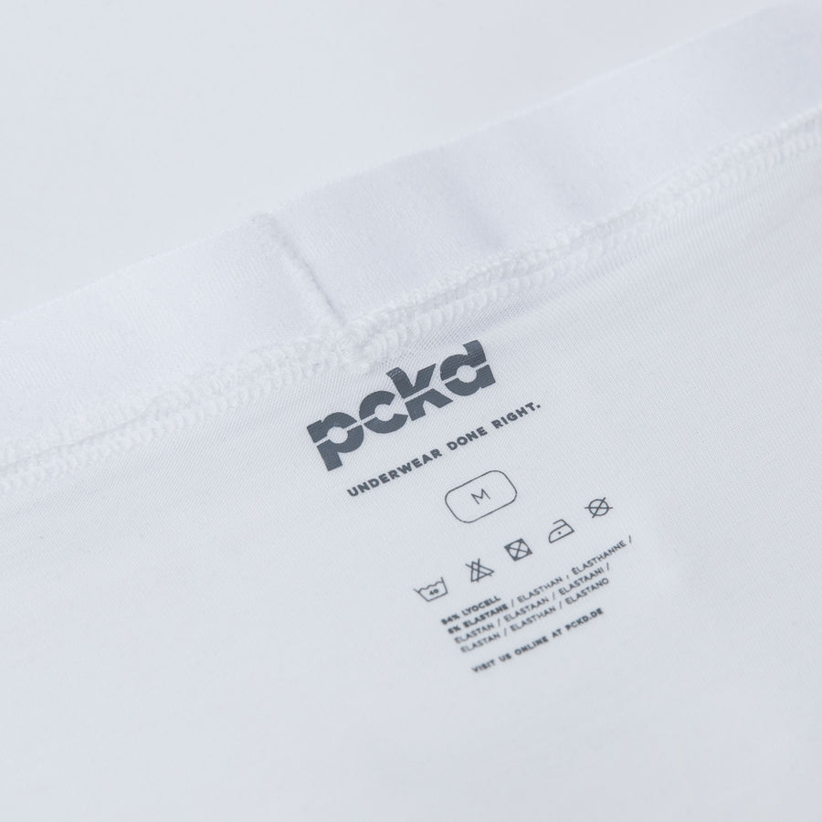 Boxer Trunks aus Lyocell Noisy White