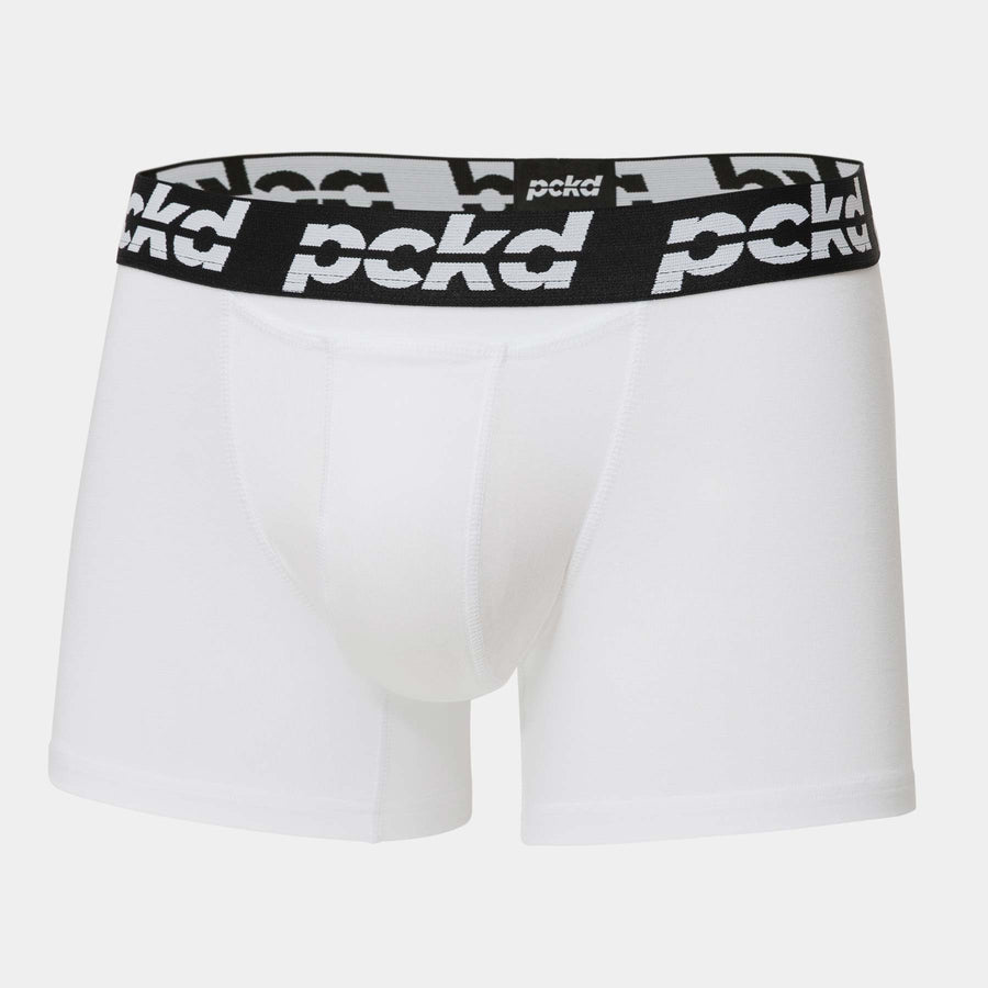 PCKD Boxer Briefs / Boxershorts im Sport-Stil aus Bambus. In der Farbe Diamond White. In Größen S - XXL. Online kaufen auf pckd.de!