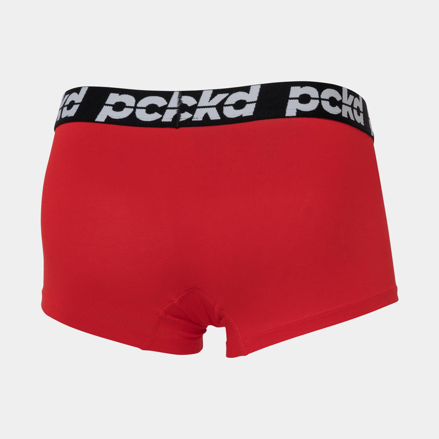 Boxer Trunks aus Bio-Baumwolle Chili Red