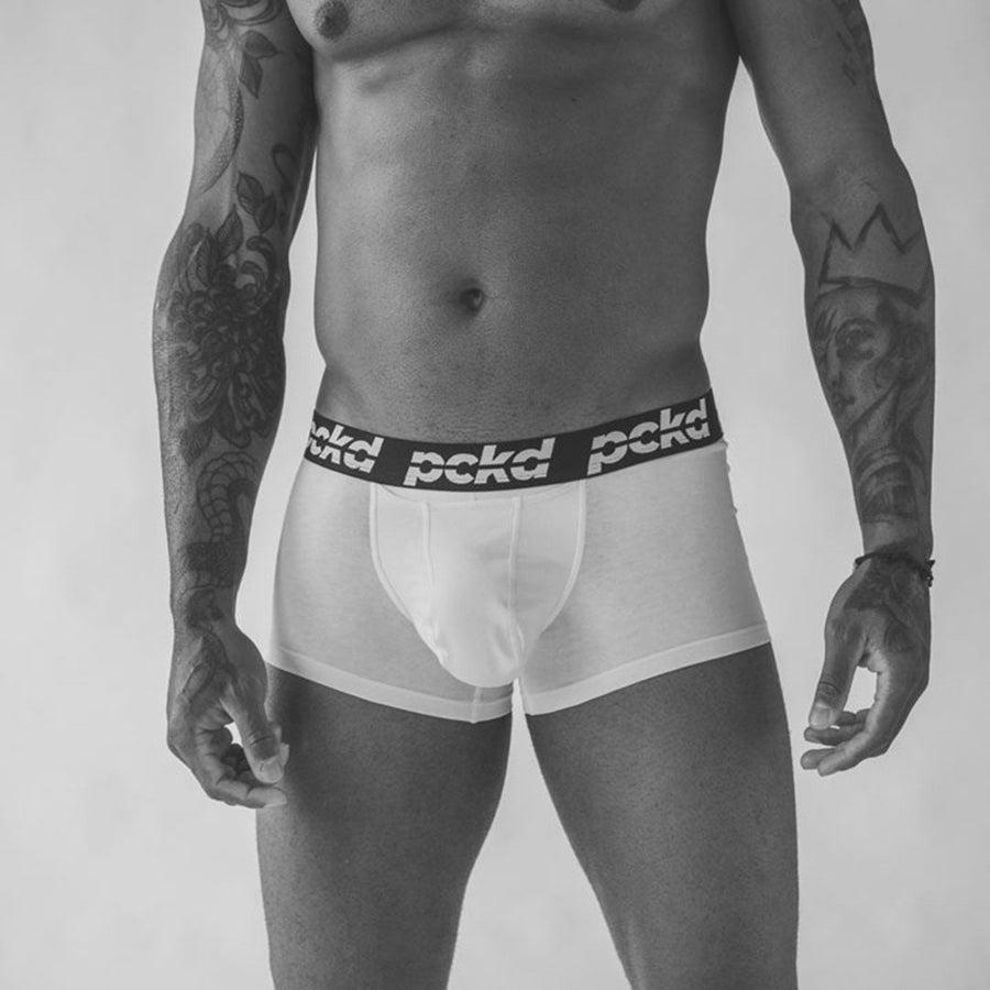 Boxer Trunks aus Bio-Baumwolle Diamond White